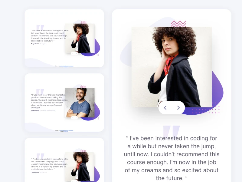 image of portfolio website